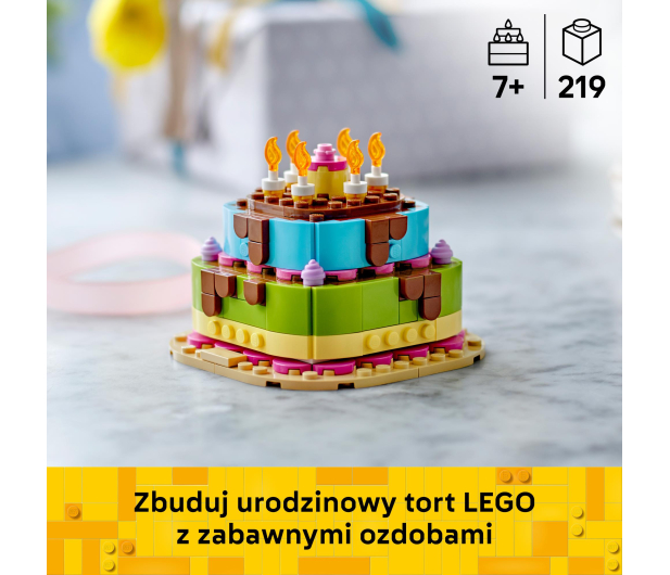 LEGO ICONIC 40815 Tort na przyjęcie urodzinowe - 1529759 - zdjęcie 4